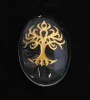 CLEAR QUARTZ Tree of Life Natural Crystal Gemstone Palmstone Energy Amplifier