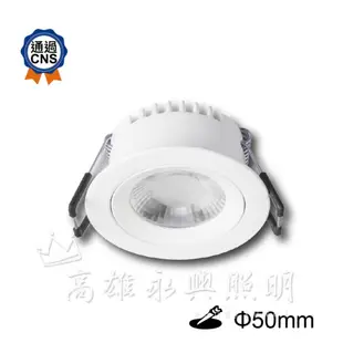 舞光 3W浩克崁燈(崁孔5cm) LED-5DOHU3W【高雄永興照明】