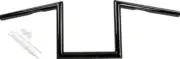 HD Dimpled Gloss Black Z Handlebar 8in Rise Harley Sport Glide 83-92