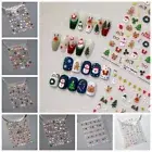 Christmas Snowman Christmas Nail Stickers Girls Gift