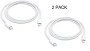 2 x Apple 1m Lightning to USB-C Cable