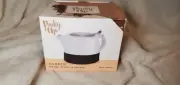 NEW in Box Pinky Up HARPER 20 oz. Ceramic Teapot Infuser Black White Farmhouse
