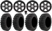 ITP SS212 14" Wheels Black 29" Dual Threat Tires Polaris RZR XP 1000 / PRO XP