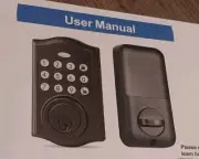 Electronic Keyless Entry Door Lock Digital Code Keypad Combination Deadbolt,j