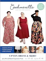 [SYNYEY] Cashmerette Patterns Upton Dress and Skirt Plus Mix and Match, White