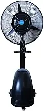 Atomizing Industrial Fan, Water-Cooled humidifying Standing Floor Fan with 90° Oscillating, 3-Speed Operation, 41L Large Water Tank, for Iron Factory Workshop Commercial