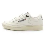 【最高折300】 REEBOK CLUB 米黑 皮革 奶油底 休閒 小白鞋 男女款 B3882【新竹皇家100033000】