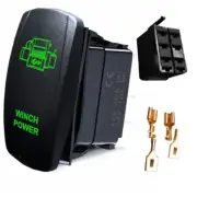 Rzr Can Am Maverick Sxs Utv Green Winch Power Rocker Switch On Off #Acwpg