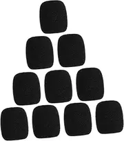 BESPORTBLE 10pcs Microphone Windscreen Microphone Wind Guard Noise Reduction Sponge Cover for Headset Mics for