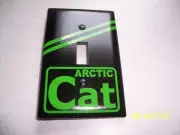 1- Arctic Cat Standard Light Switch Plate Cover (NEW) Vintage Looking