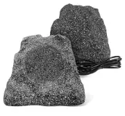 Herdio 8" Outdoor Rock Bluetooth Speakers Waterproof 600 Watt Pool Patio Garden
