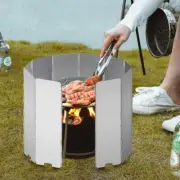 Folding Gas Stove Wind Shield Cassette Stove Windshield Cookware Supplies