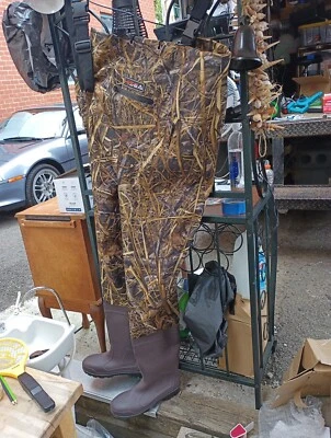HISEA FISHINGSIR CHEST WADERS NYLON MEN'S CAMO
