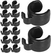 ERINGOGO 25Pcs Mic Clips for Stands Durable Cable Fixing Clips for Microphone Stands Easy to Use and Install Prevents Cord Movement