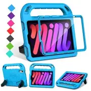 Kids Case for New iPad Mini 6 (8.3 inch 2021 Release), iPad Mini 6th Blue
