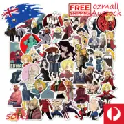50pcs Fullmetal Alchemist Stickers Decal Vinyl Book Laptop Phone