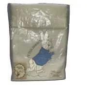 Beatrix Potter Quiltex Vtg 1978 Crib Peter Rabbit Baby Blanket 100% Polyester