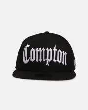 [New Era] New Era Compton 'Homage' 59fifty Fitted Black/white - Size 714 714 Black/White
