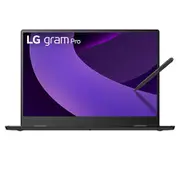 LG gram Pro 2in1 16" Copilot gram AI Ultra-lightweight Intel Coreᵀᴹ Ultra 7 processor 255H 16GB RAM Windows 11 512GB SSD - 16T90TP-G. AA75A