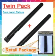 New 2.4GHz + 5GHz Omni Directional RP-SMA 2dBi Antenna, IoT WiFi Bluetooth BLE