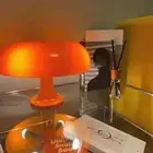 Orange Led Mushroom Table Lamp for Bedroom/Bedside/Home/Study/Office