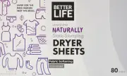 Natural Dryer Sheets, Unscented, 80 Count