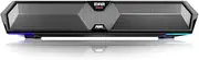Edifier MG300 PC Speakers Computer SoundBar: RGB LED Gaming PC Speaker with Microphone - Powered Quick Connection Bluetooth 5.3 & USB Adapter for Games & Desktop