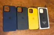 12 pro max cases for iPhone - lot of 4 (3 Apple, 1 Off Brand)