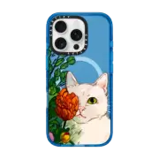 iPhone 16 Pro Impact Case MagSafe Compatible Flower Face