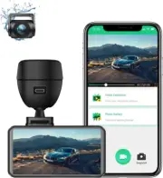 4K Dual Dash Cam Front and Rear, Wi-Fi Dash Camera for Cars with 3 Inches Screen