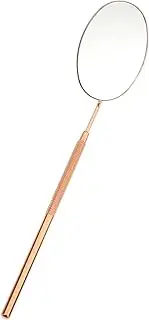 Healeved Eyelash Mirror for Extensions Premium Stainless Steel Lash Extension Checking Mirror Skid Handle Portable Design Lens for Makeup and Lash Supplies