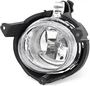 Car Fog Lights for SsangYong for Actyon 2006-2011 8320121001 8320221001 Car Front Bumper Fog Light Lamp Assembly Fog Lamp with Halogen Bulbs Car Front Bumper Fog Light(Right)