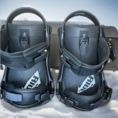 Ride C-6 Snowboard Bindings Medium (Men's US Size 6-10) Black New