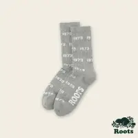 在飛比找momo購物網優惠-【Roots】Roots 配件- 1973印花襪(灰色)