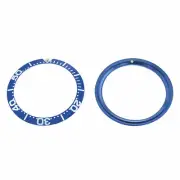 EZ SNAP IN BEZEL INSERT FOR OMEGA SEAMASTER WATCH BLUE LARGE NUMBERS TOP QUALITY
