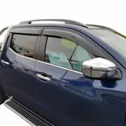 TRADIESCHOICE Weather Shields for Nissan Navara NP300 D23 2014-2021 - Enhanced Protection and Style