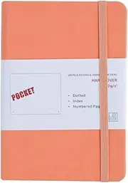 A5 Ruled Notebook, Red, Yellow/Green/Blue/Pink A5 Notebook, Travel Journal Notebook Diary Notepad with Elastic Band for Office Home School Business Writing and Composition
