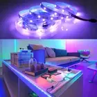 USB Cable Bluetooth Control 5V 5050 RGB LED Strip Light Flexible Ribbon CCTV 5M