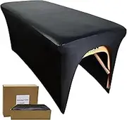 28Inch Lash Bed Cover 1 Pack|PU Leather Massage Table Cover|Wipeable, Reusable & Waterproof Massage Table Cover Protector ，Perfect for Salons Spa Home Use