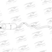 Redback Rear Muffler - M8690