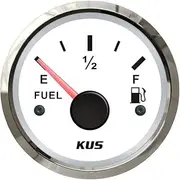Oil Fuel Level Gauge Meter Indicator 0-190ohm 52MM(2") with Backlight 12V/24V