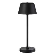 Briana Rechargeable Table Lamp, Black