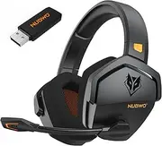 NUBWO G06 Dual Wireless Gaming Headset with Microphone for PS5, PS4, PC, Mobile, Switch, 2.4GHz Wireless + Bluetooth - 100 Hr Battery - 50mm Drivers