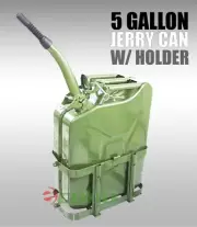 5 Gallon 20L Jerry Can Gas Fuel Steel Tank W/Mounting Bracket NATO JEEPS Green