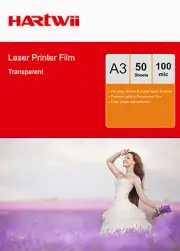 50 Sheets Transparency OHP Film Acetate Clear A3 For Laser Copier Hartwii AU