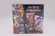 PC Treasures Software Programs Pack 12 CDs Games Quicken Financial Business NEW