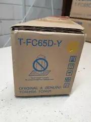 Genuine Toshiba T-FC65D-Y Yellow Toner for e-Studio 5540c 6540c 6550c See Photo