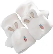 [Ipetboom] Adorable Rabbit Cartoon Gloves Pair of Clamshell Winter Gloves Windproof Wear-resistant Design