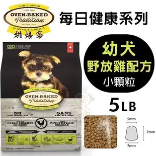 【免運】烘焙客(非吃不可)Oven-Baked《幼犬-牧野雞配方(小顆粒)》5磅『寵喵樂旗艦店』