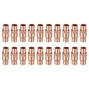 Leather Cord End Clasp, 20Pcs 4mm Hole Clasps Jewelry Making, Rose Gold